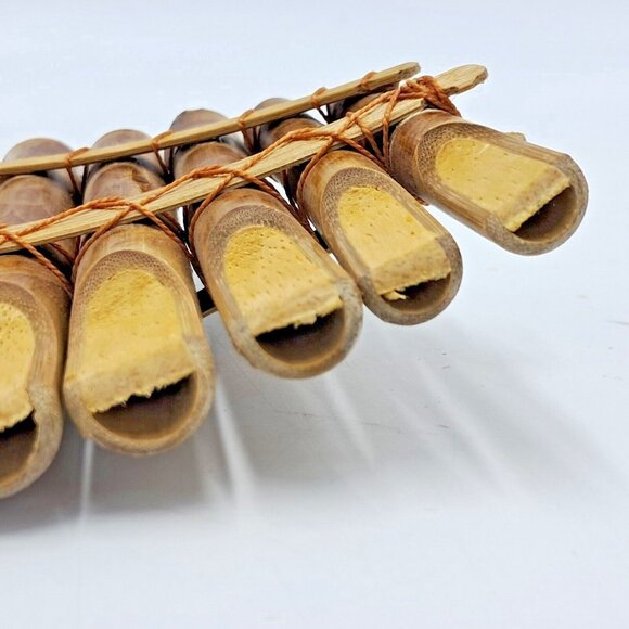 Bamboo Handflute Pan Pipes-Hand Made - Picture 7 of 9